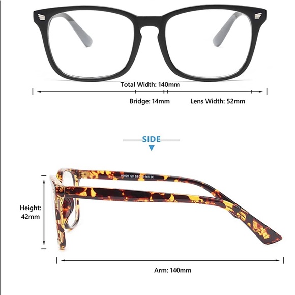 livho 2 Pack Blue Light Blocking Glasses - Picture 3 of 9